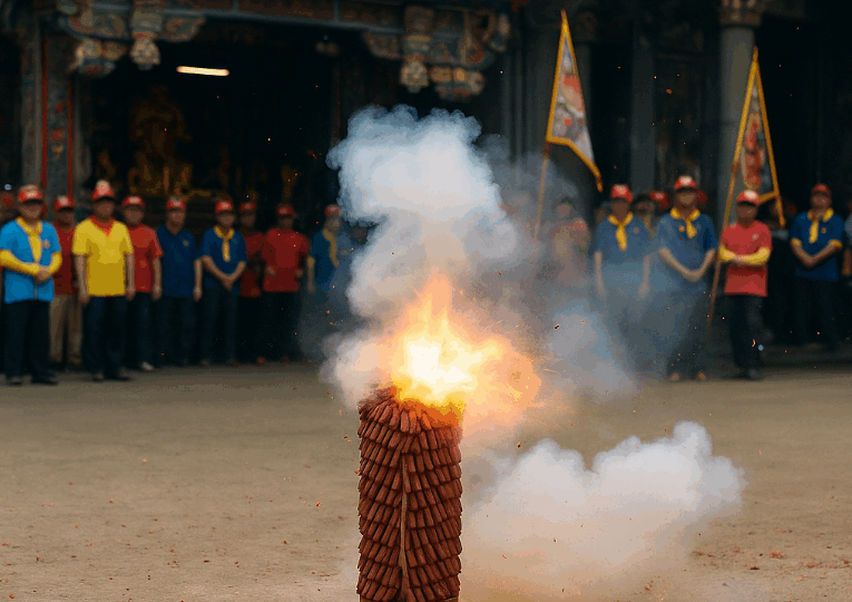 大龍炮4大特色，廟會活動、婚禮迎娶都能用，效果超吸睛！
